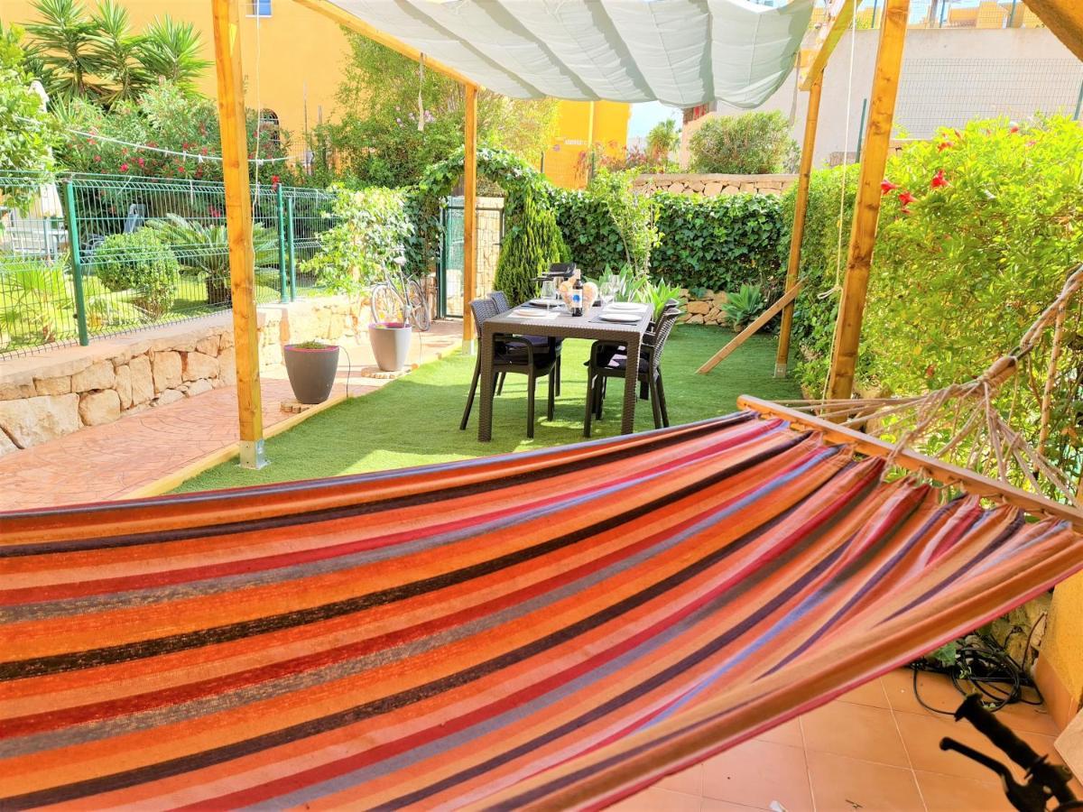 Apartamento Con Hermoso Jardin Y Ac Isla Plana Dış mekan fotoğraf